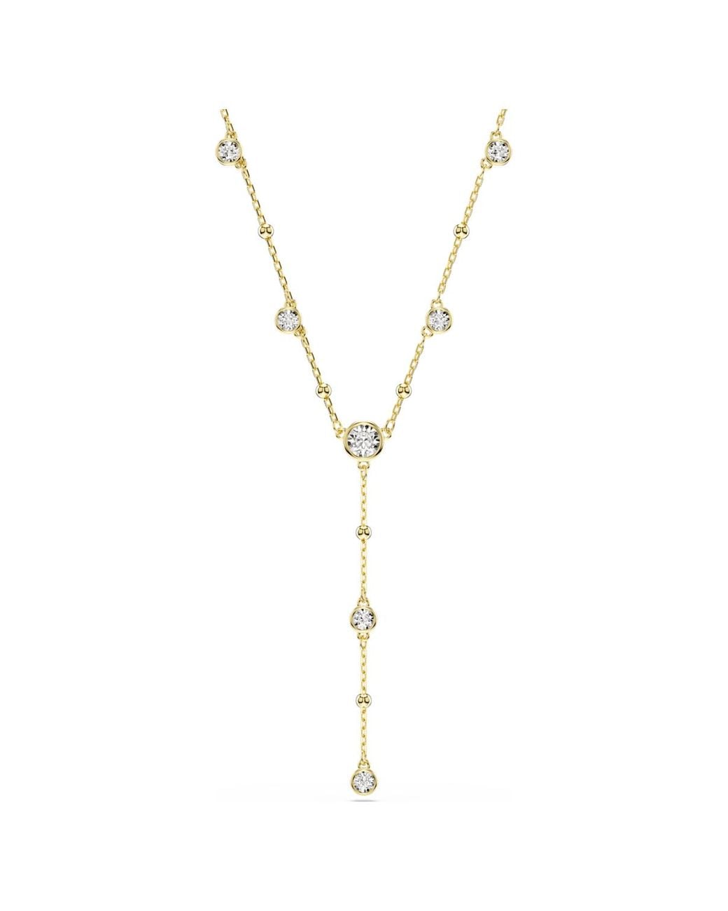 Swarovski Metallic Imber Y Necklace