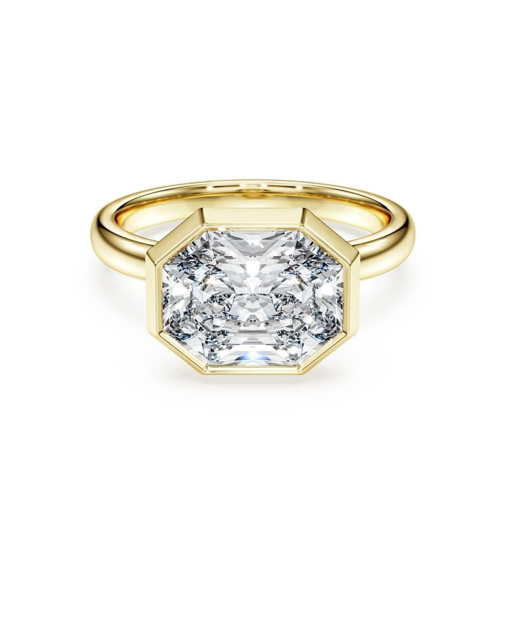 Swarovski Metallic Eternity Bezel Ring