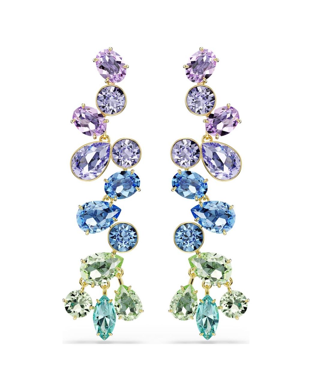 Swarovski Blue Gema Drop Earrings