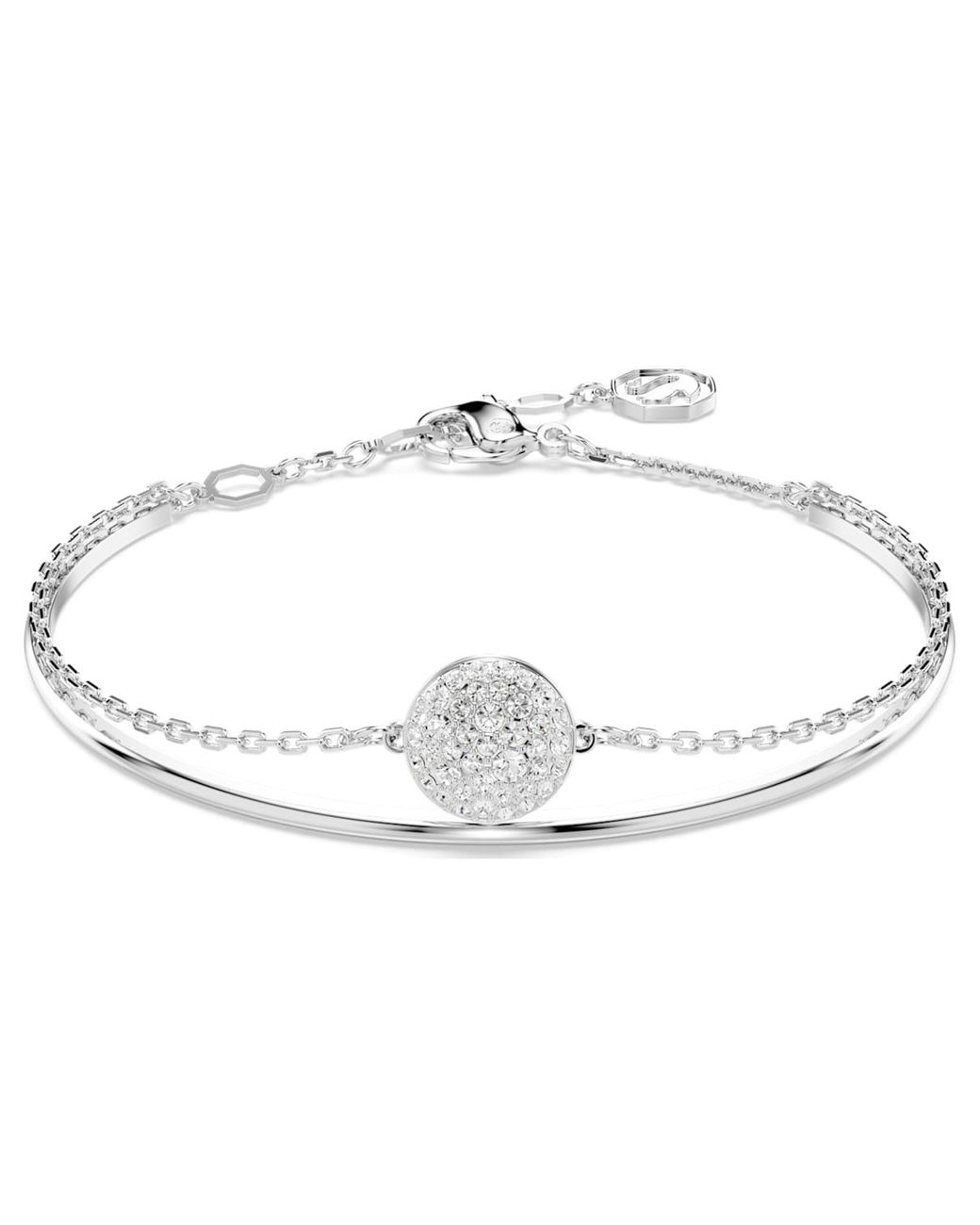 Swarovski White Sublima Bangle Bracelet