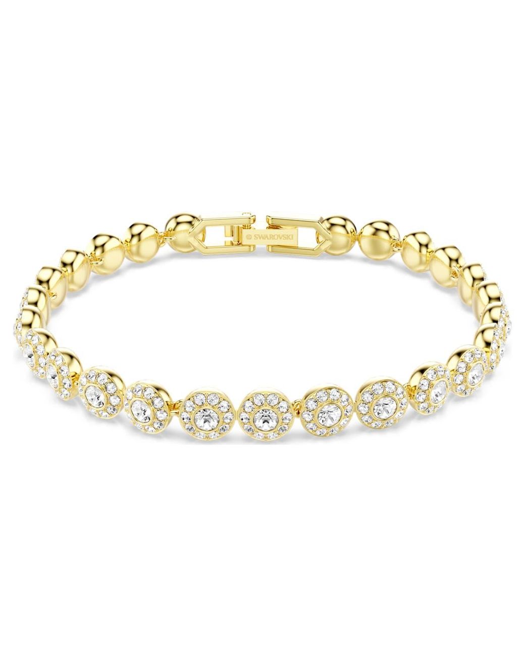 Swarovski Metallic Una Angelic-Tone Plated Bracelet
