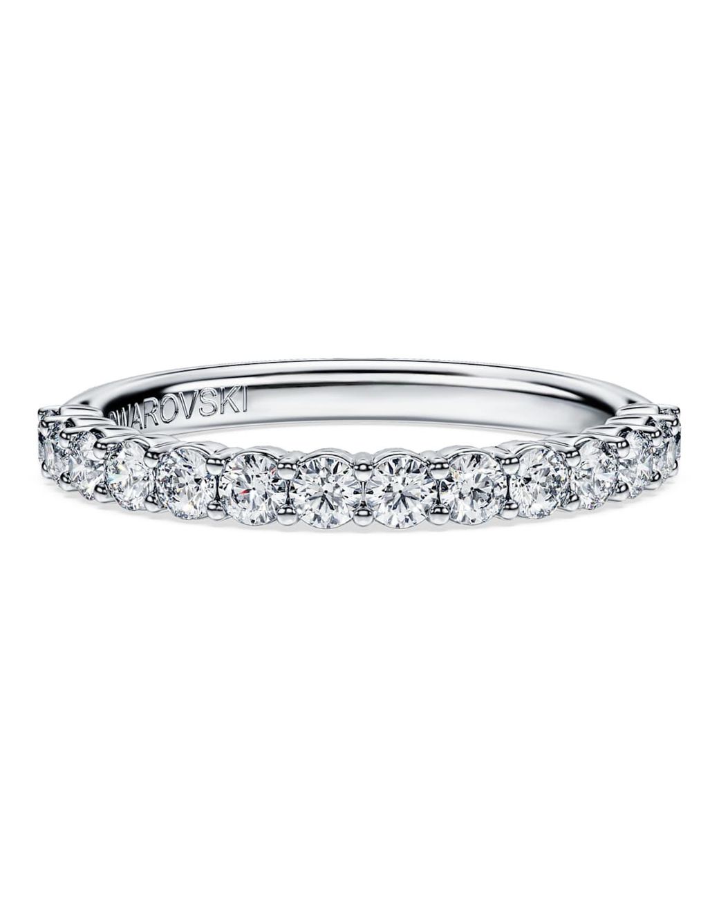 Swarovski Metallic Eternity Band Ring, Lab-Grown Diamonds 0.5 Ct Tw, Round Shape, 14K