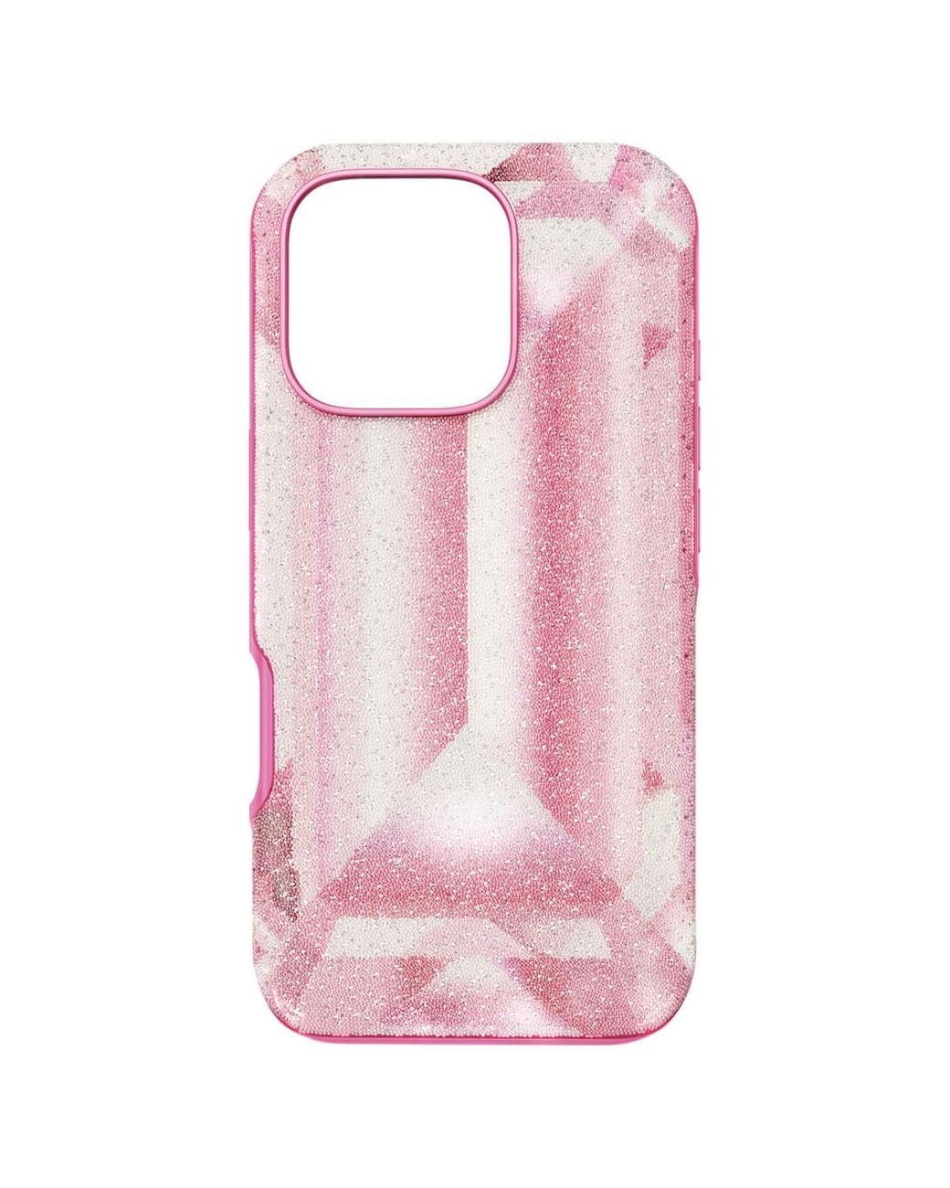 Swarovski Pink High Smartphone Case, Crystal Print Motif, Iphone 16 Pro