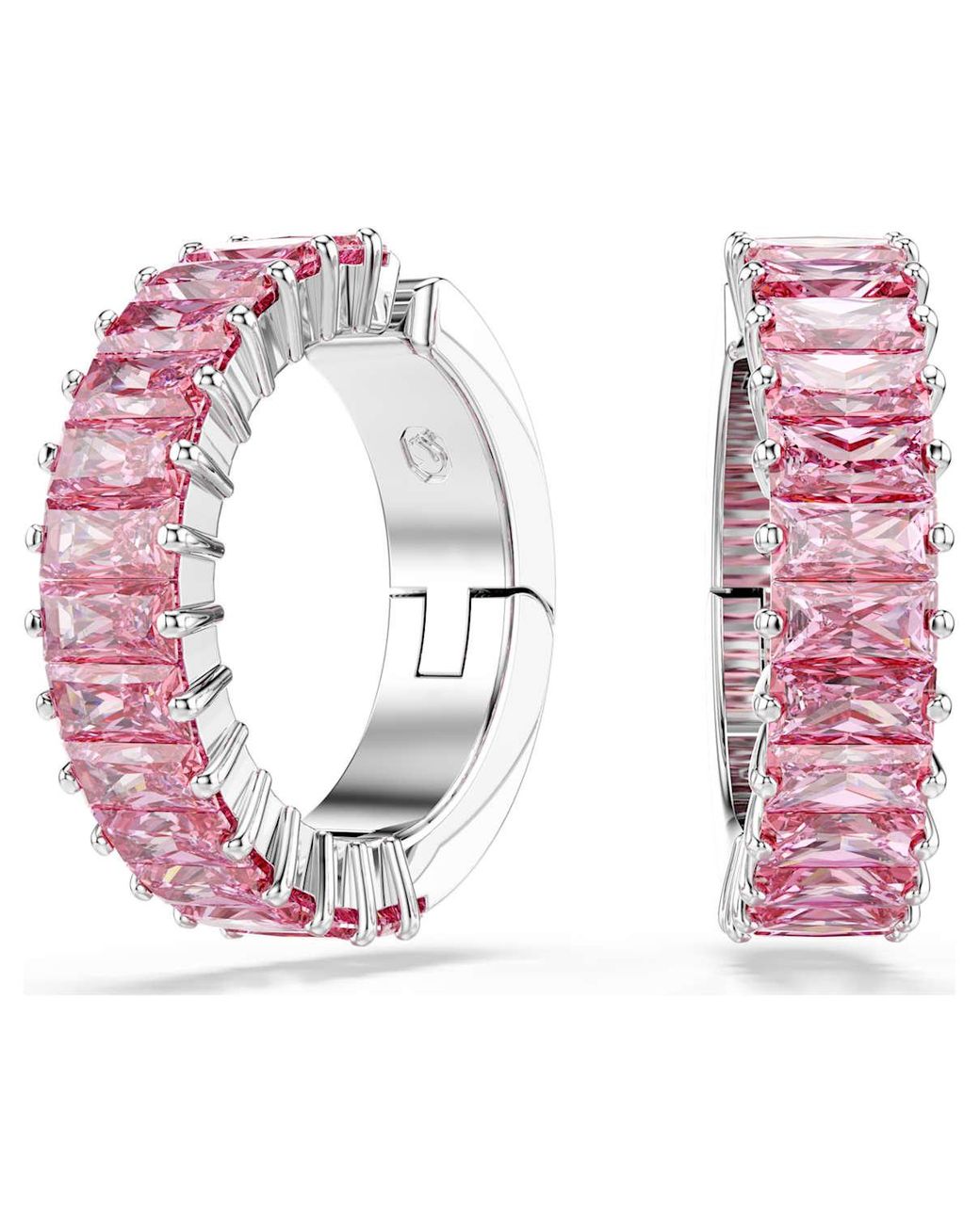 Swarovski Pink Matrix Ear Cuffs