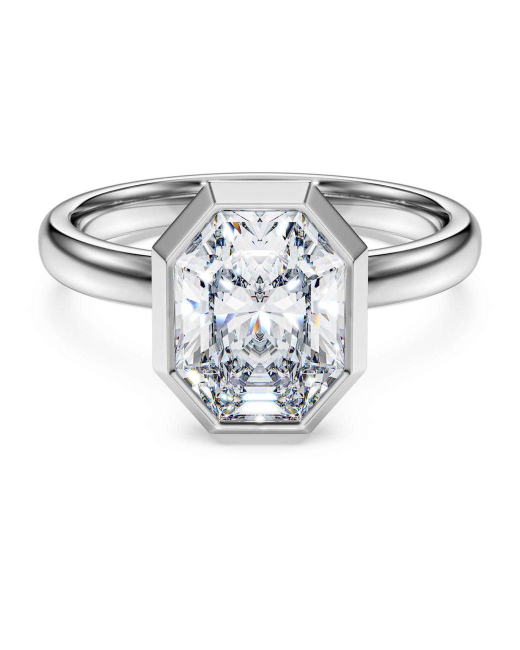 Swarovski Metallic Eternity Bezel Ring
