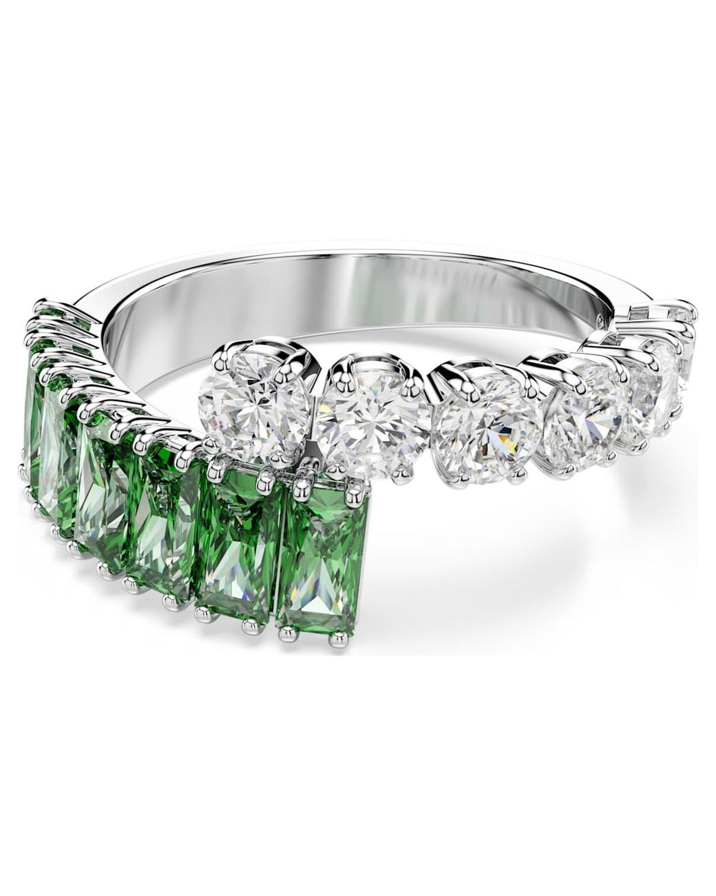 Swarovski Green Matrix Ring