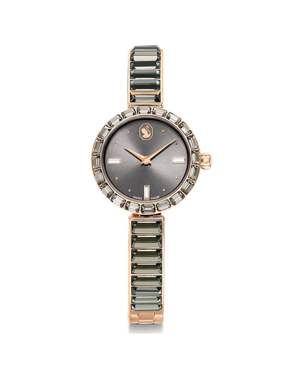 Swarovski Metallic Matrix Bangle Watch