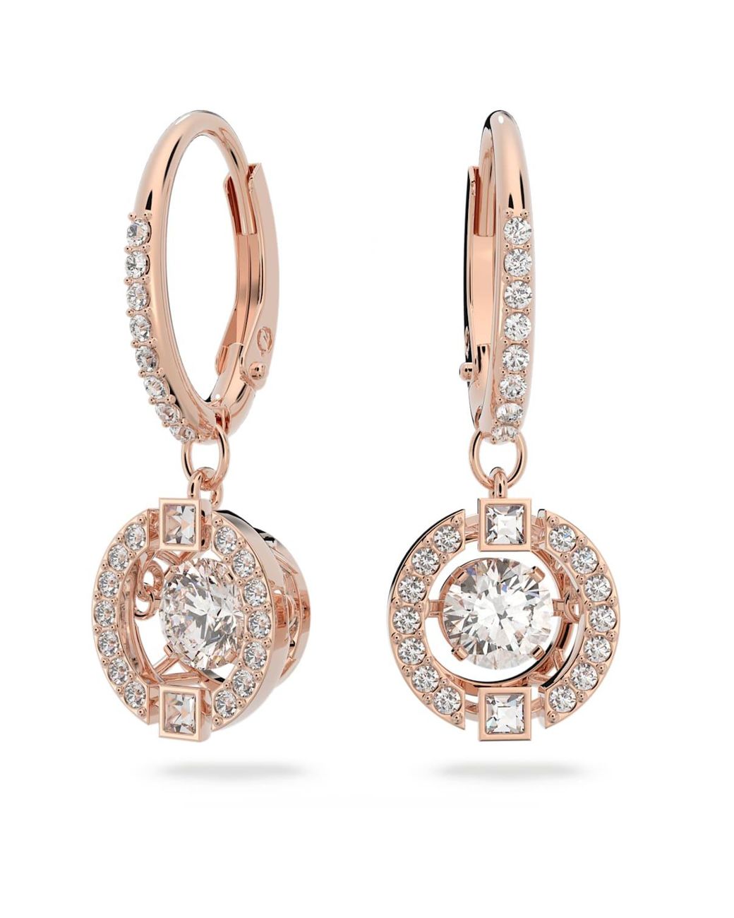 Swarovski Metallic Una Drop Earrings