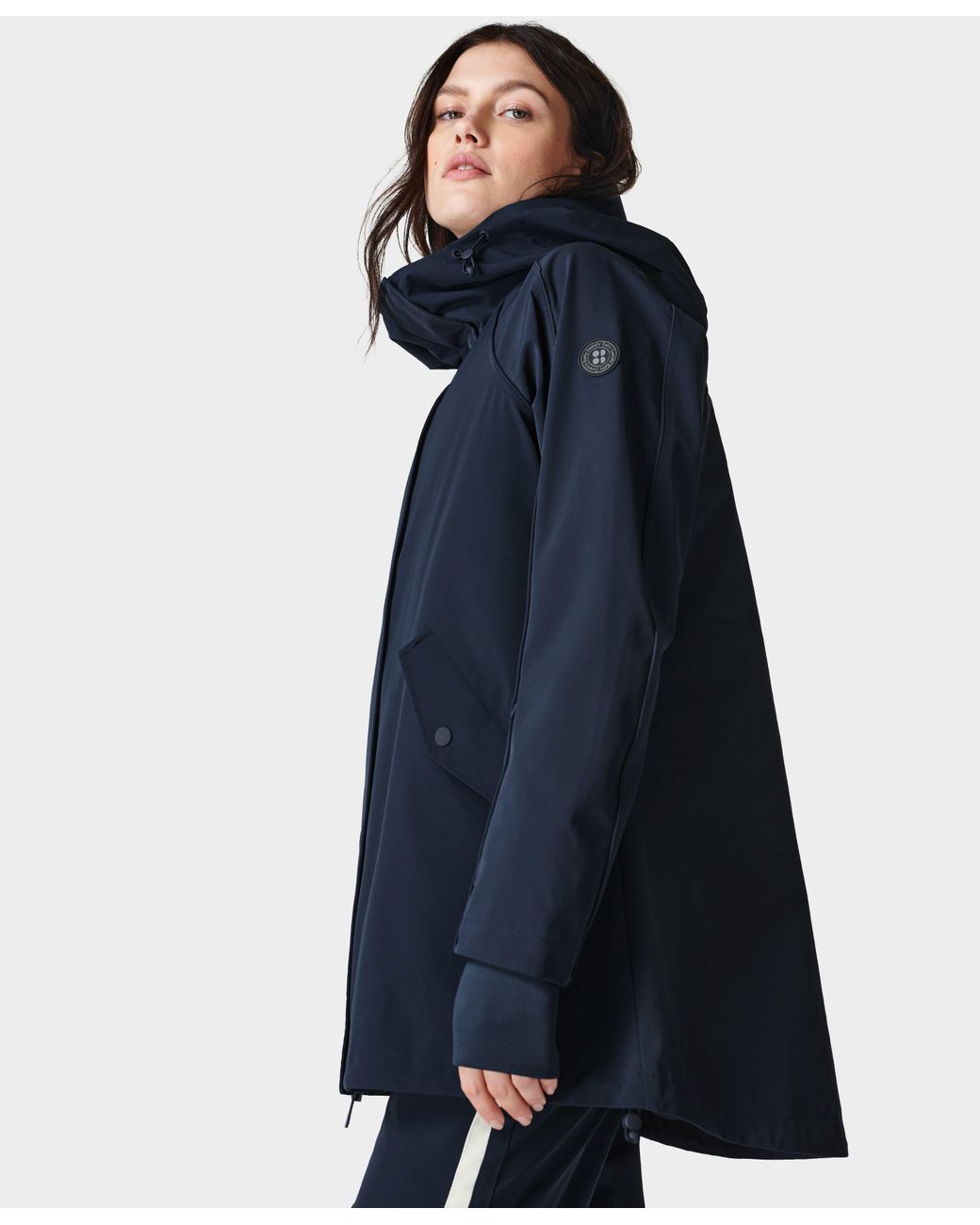 ski trench coat