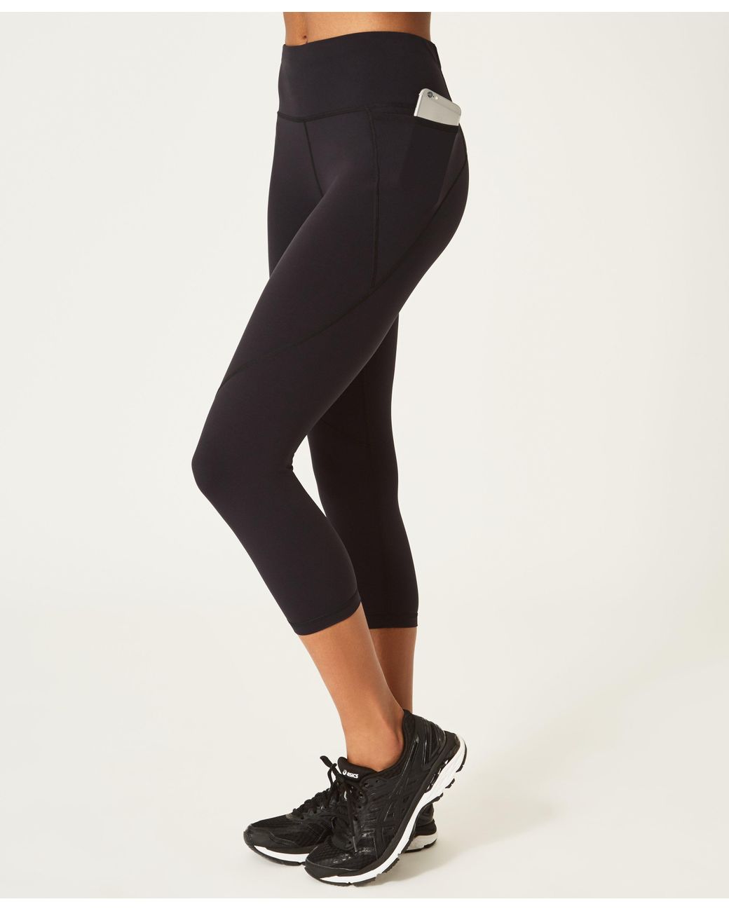 Sweaty Betty Power Cropped Workout Leggings in Black - Lyst