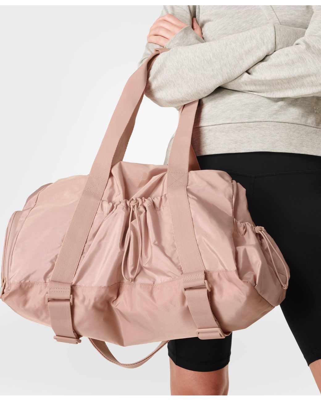 Sweaty Betty Icon Gym Bag in Ash Pink 