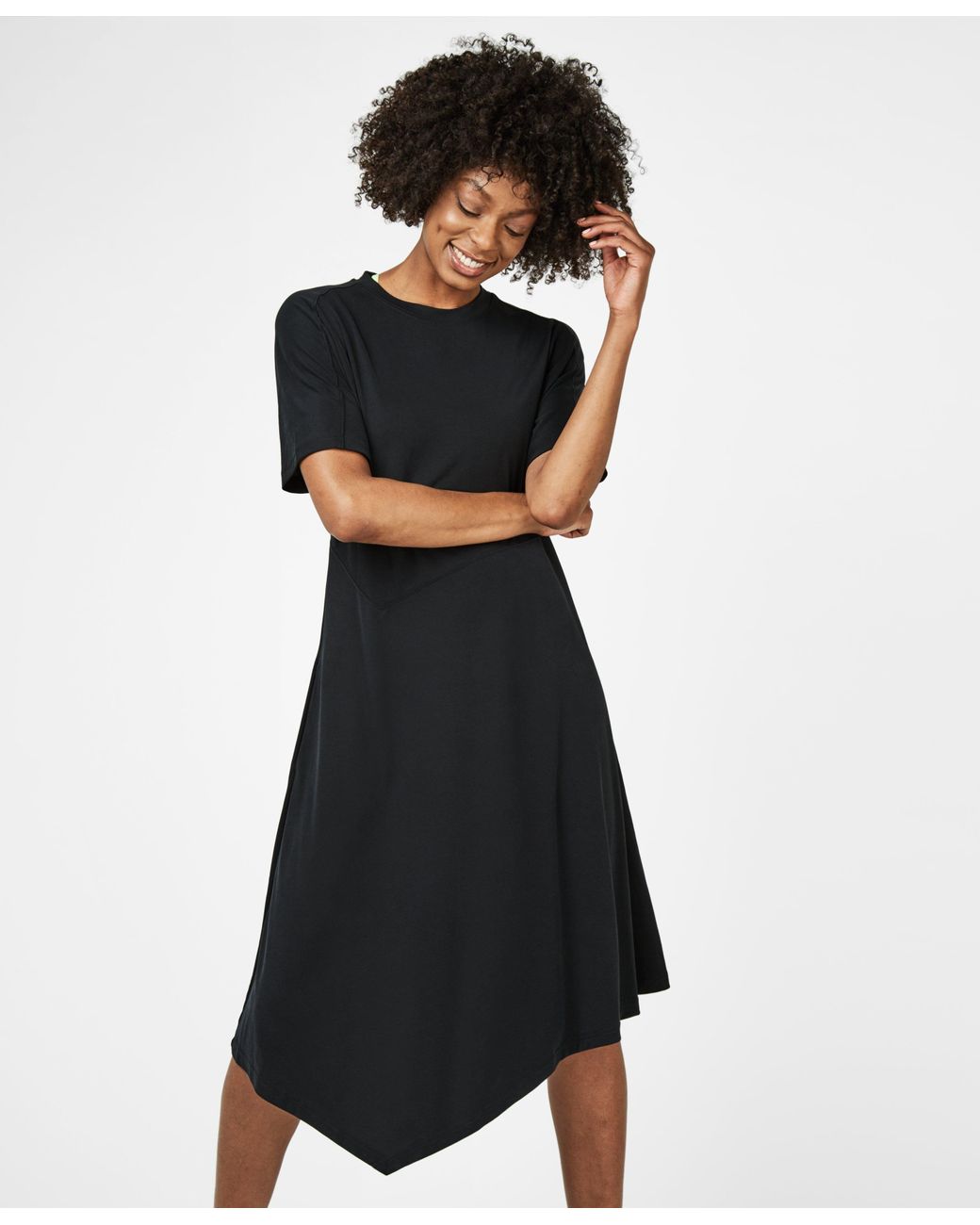 betty long sleeve midi dress