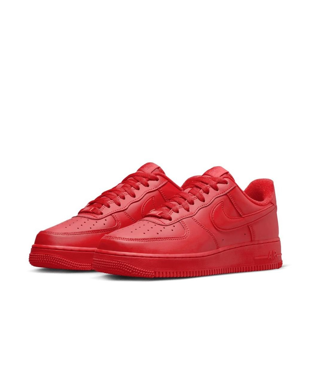 Nike air force top 1 high triple red
