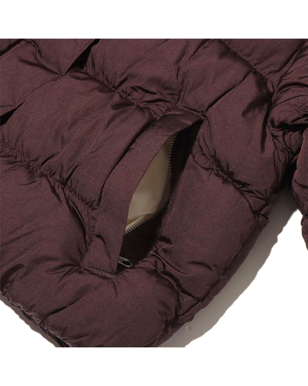 adidas W Short Vegan Puffer Jacket \'brown\' in Purple | Lyst
