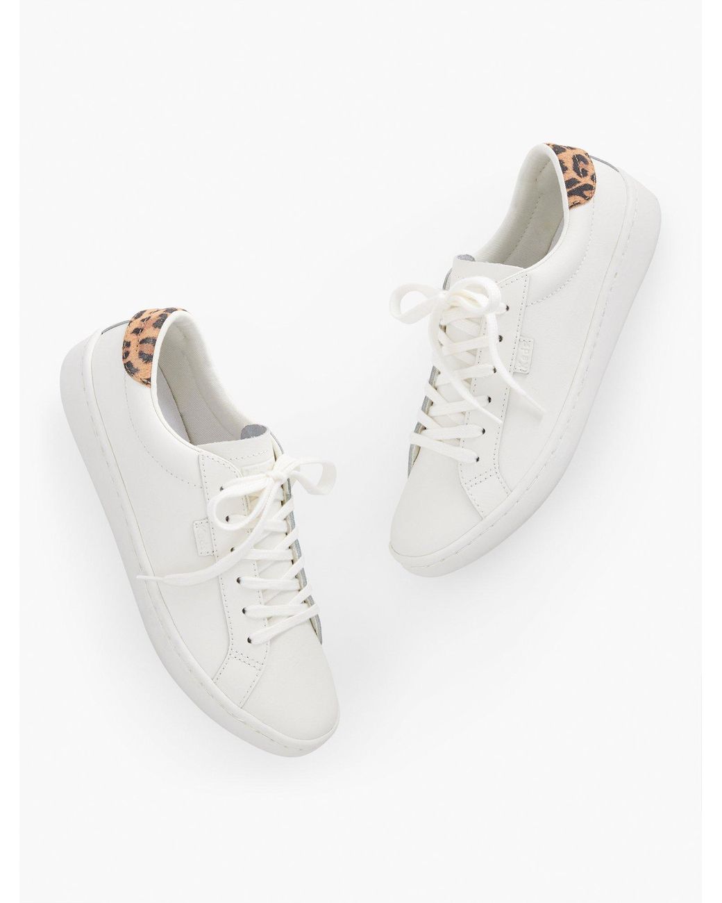 Keds White Ace Leather Sneakers