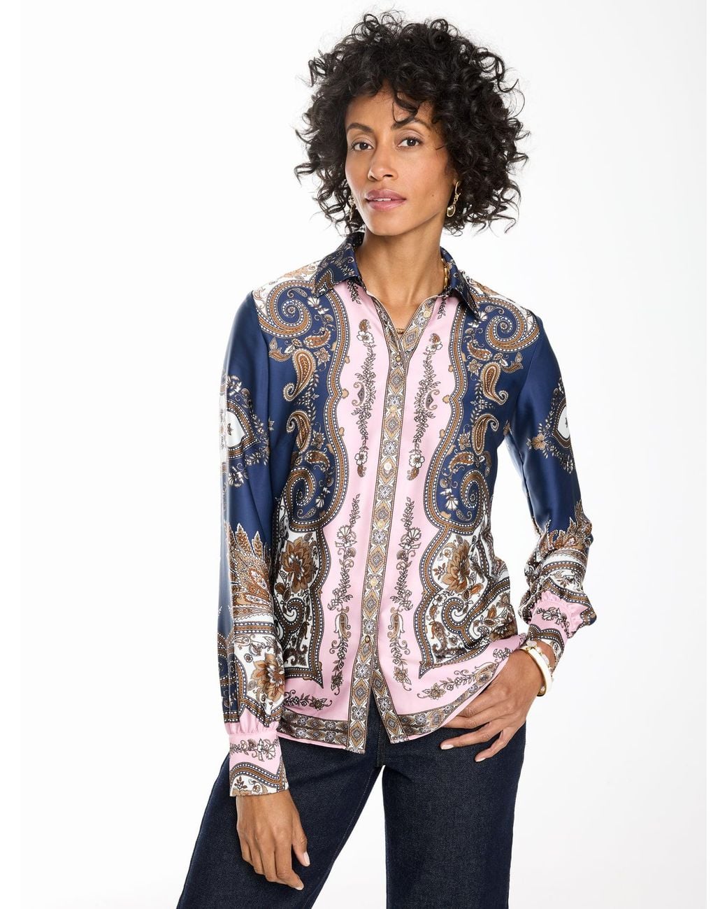 Talbots Blue Soft Top