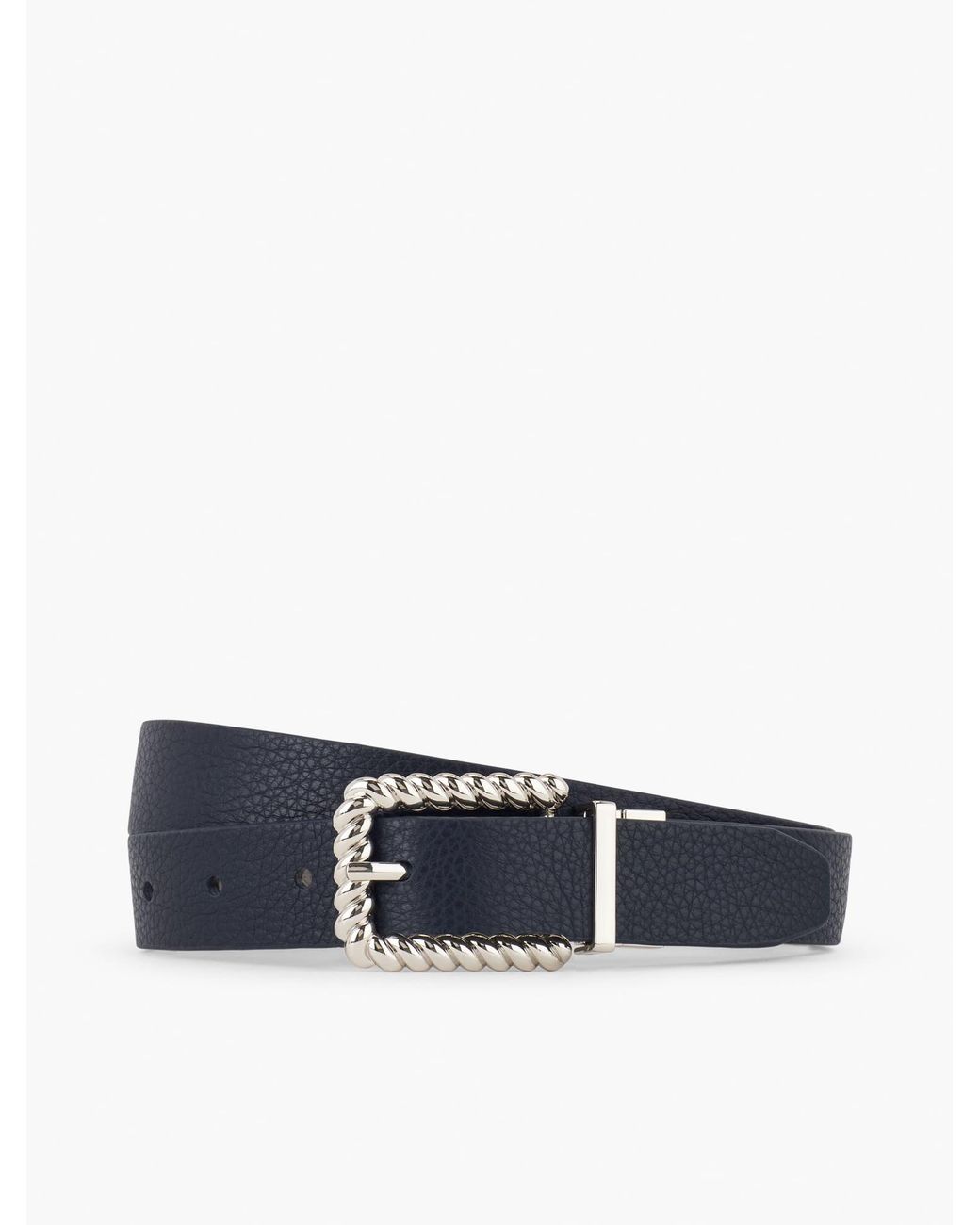 Talbots Blue Reversible Leather Belt