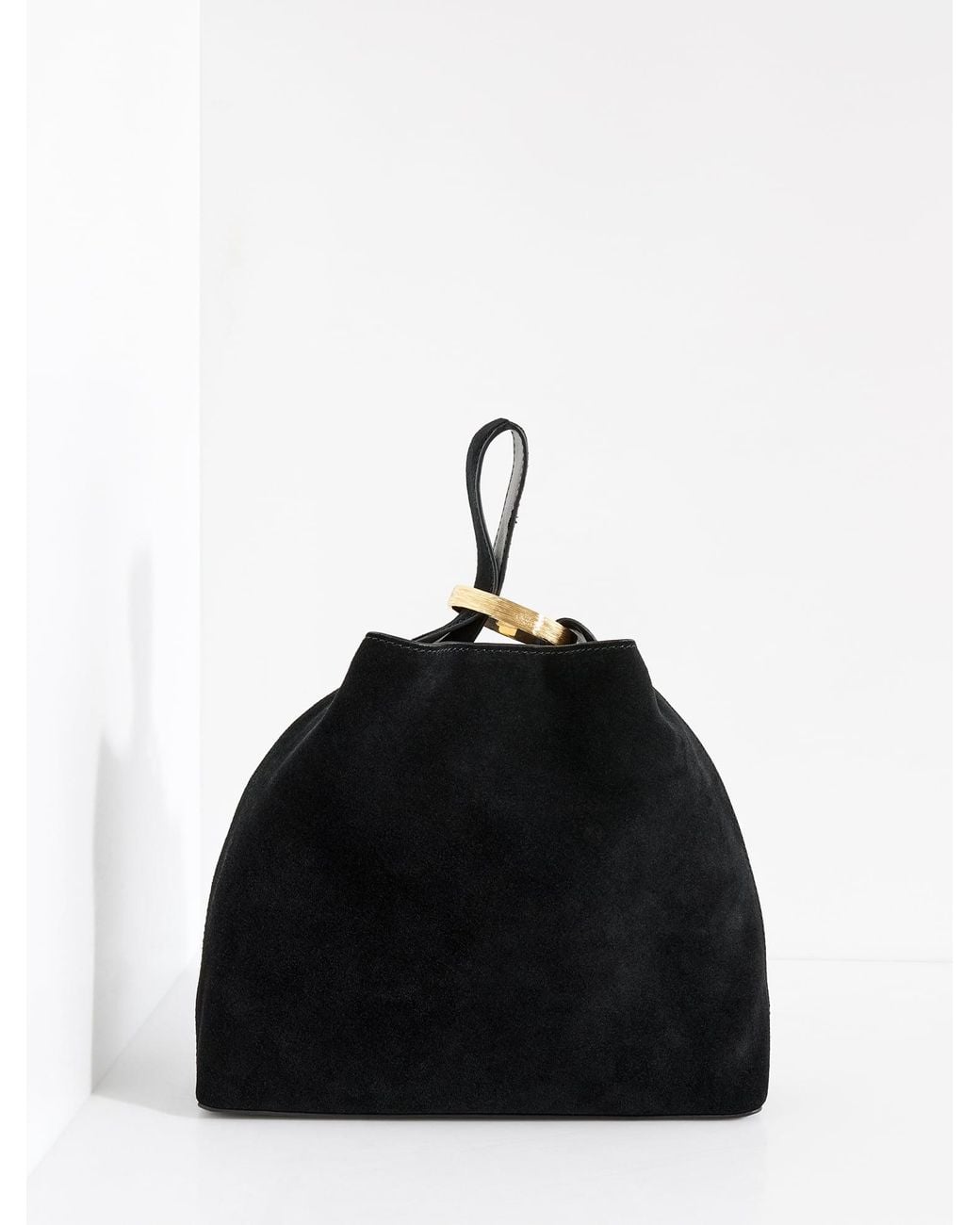 Talbots Black Rsvp Skylar Suede Clutch