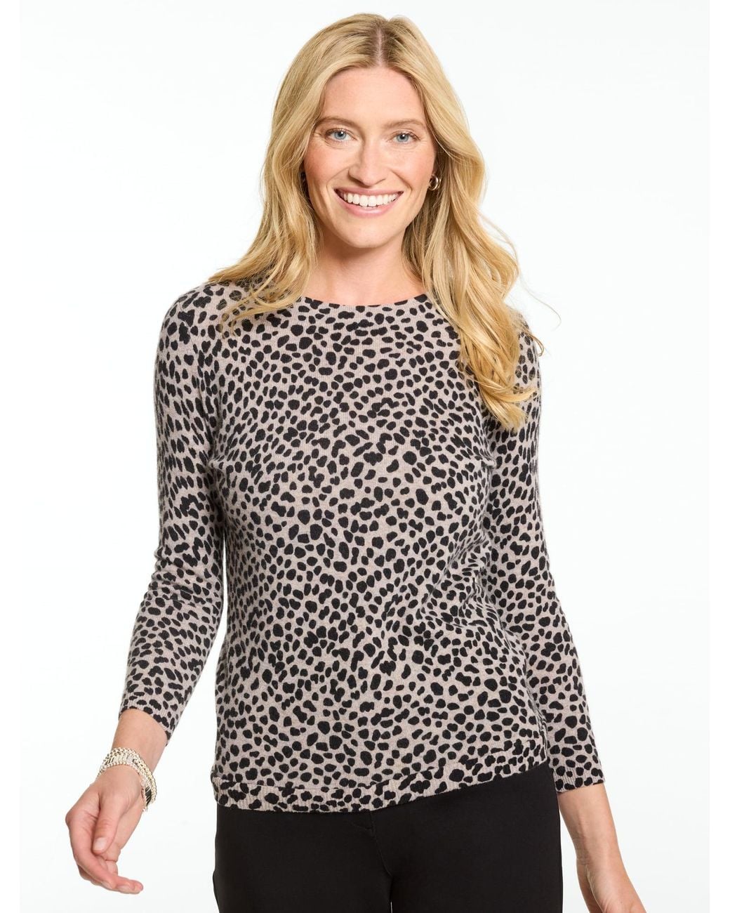 Talbots Multicolor Audrey Cashmere Sweater