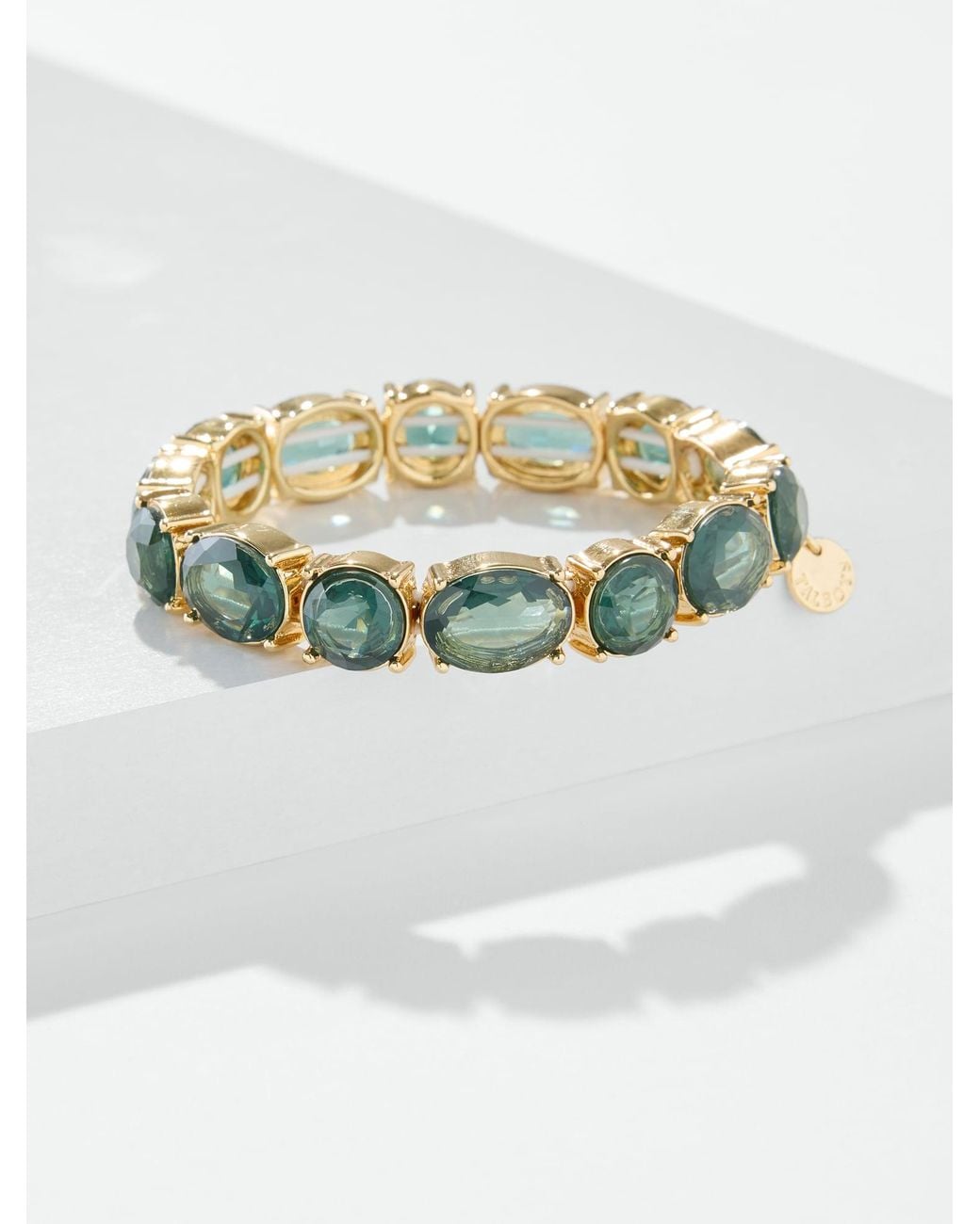 Talbots Gray Seraphine Crystal Stretch Bracelet
