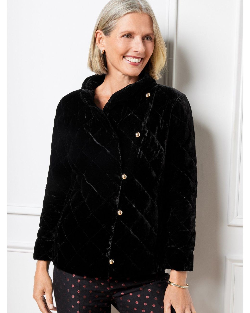 Talbots velvet best sale jacket