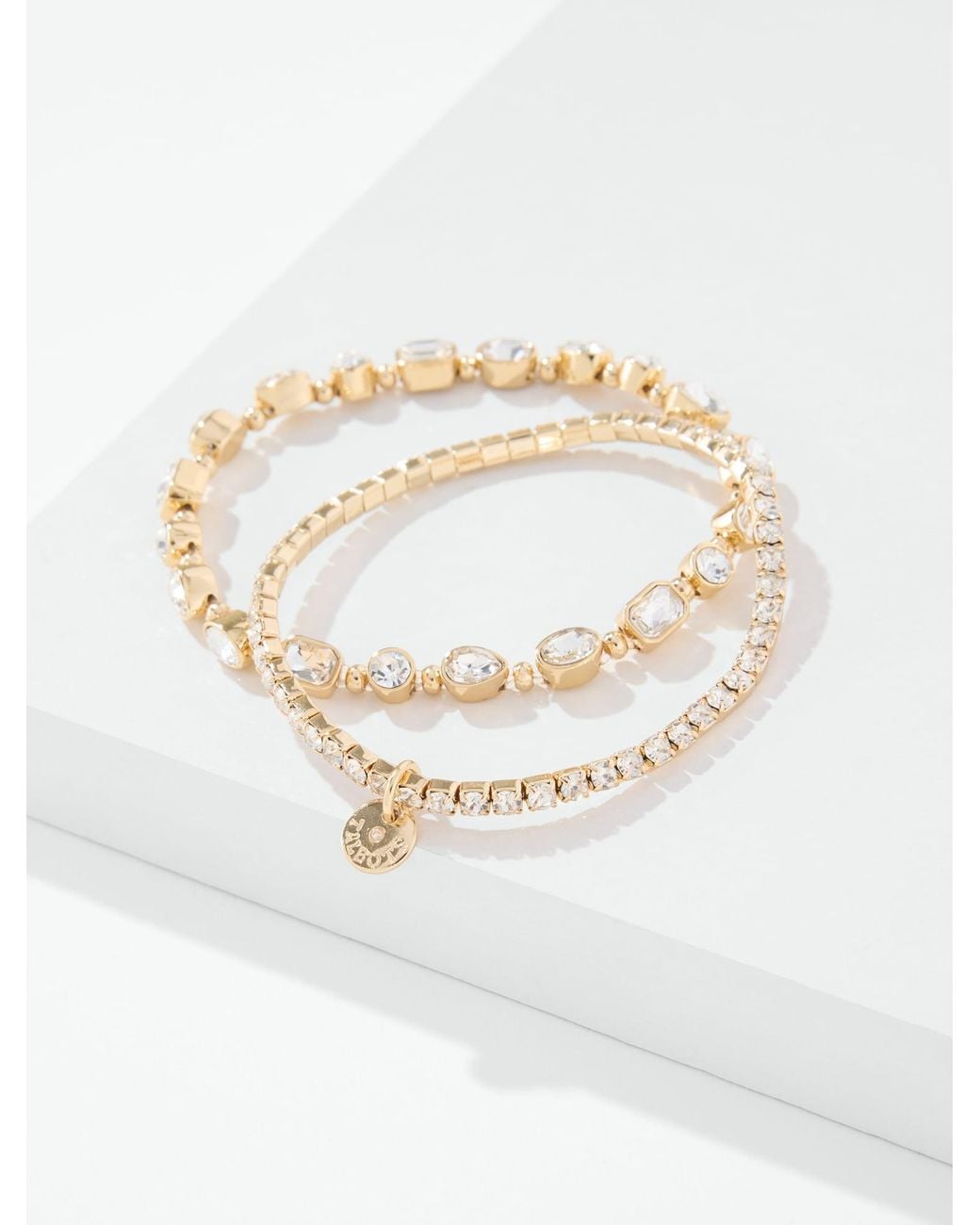 Talbots White Glamorous Multi-strand Bracelet