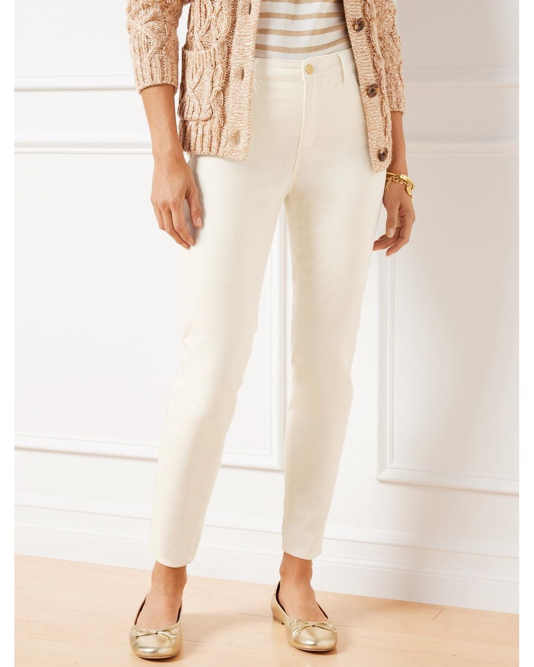 Talbots Natural Stretch Corduroy Leggings