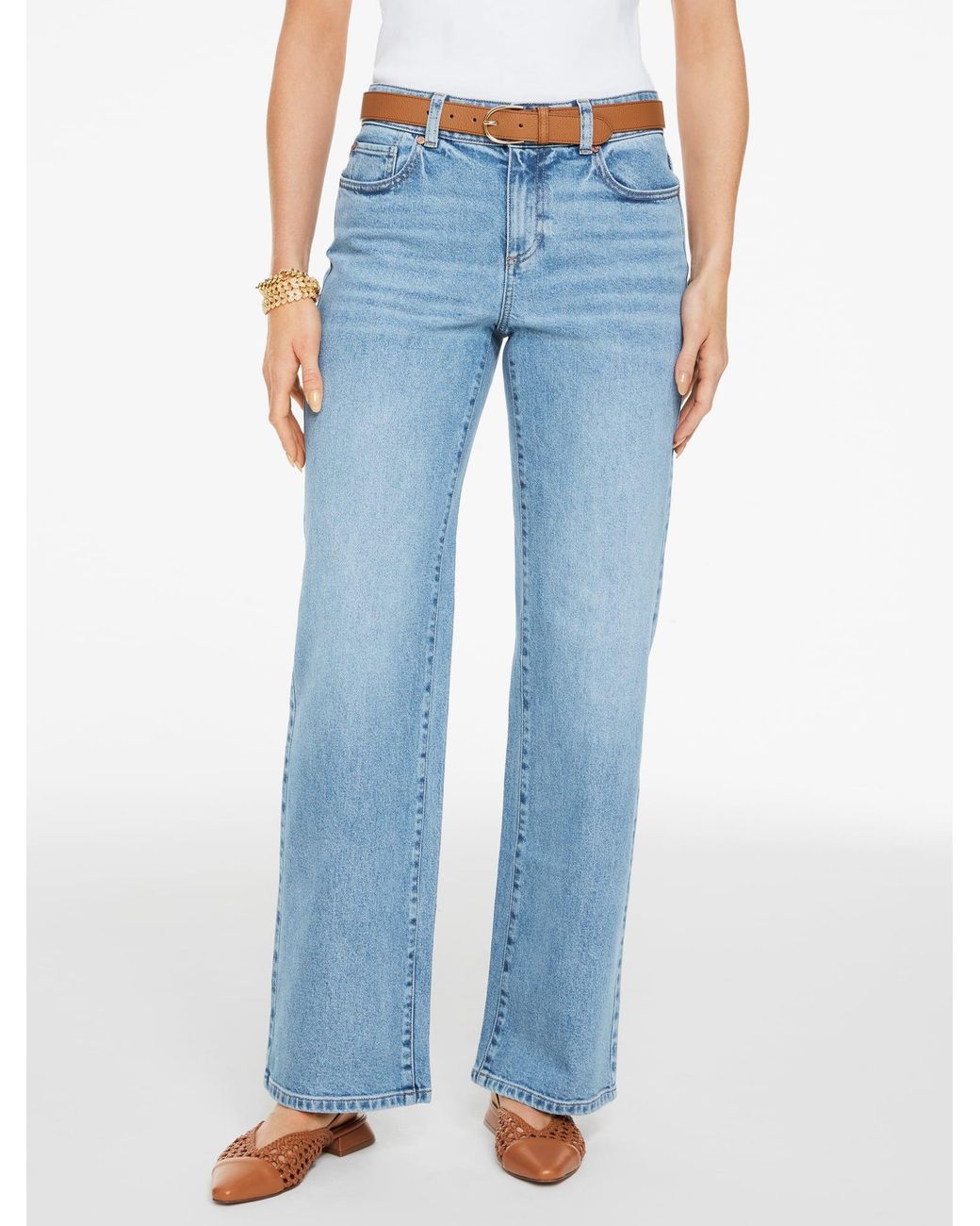 Talbots Blue Classic Jean Trousers