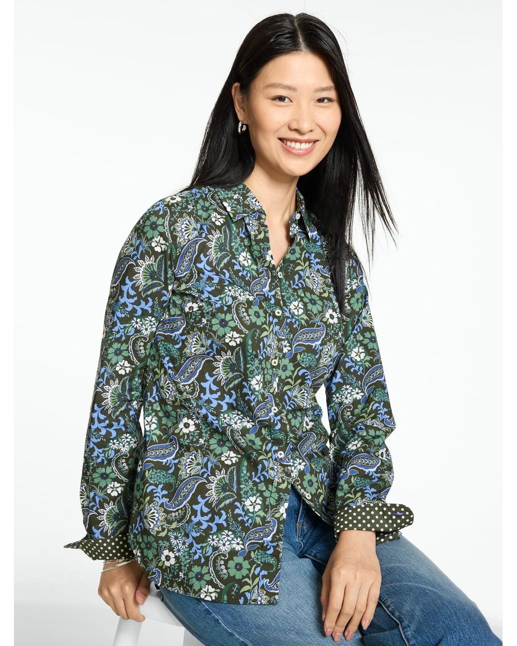Talbots Green Plus Size