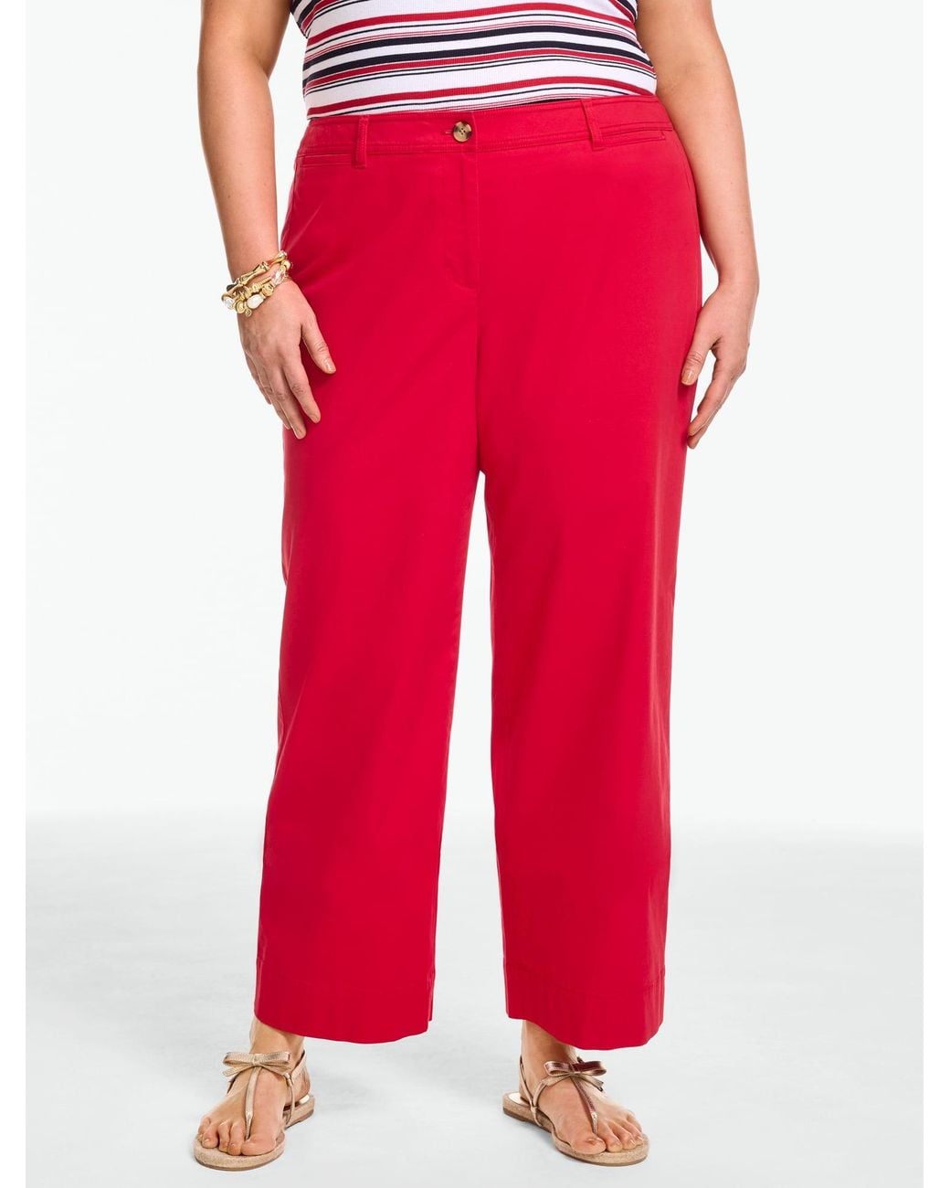 Talbots Red Plus Size