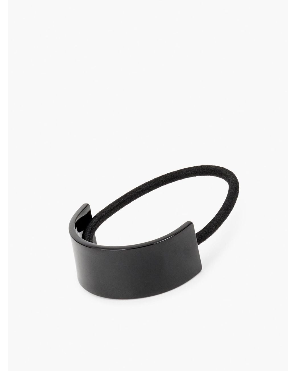 Talbots Black Solid Hair Tie
