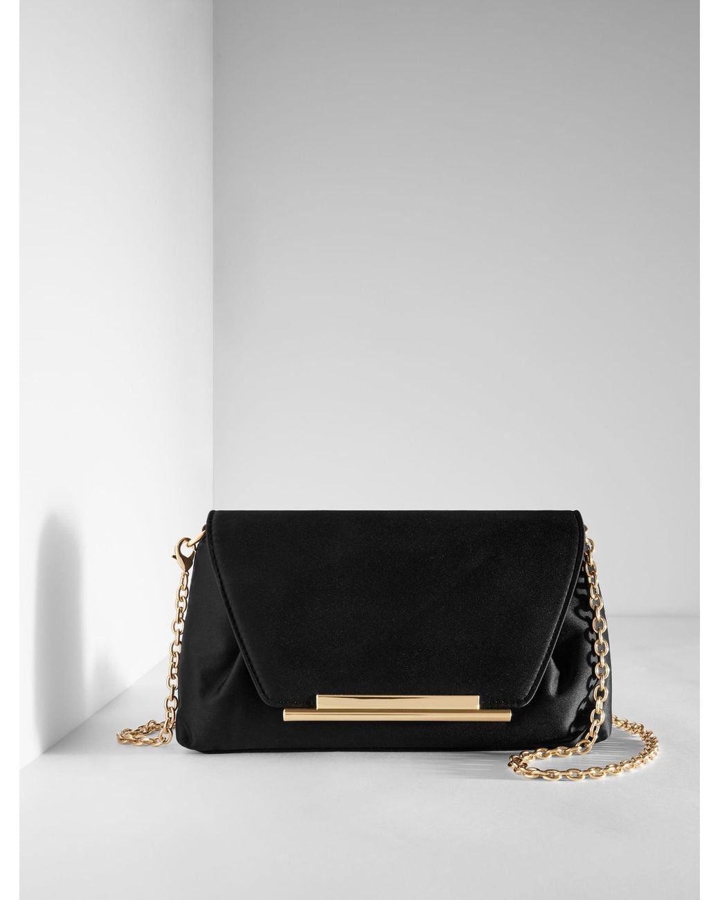 Talbots Gray Satin Crossbody Bag