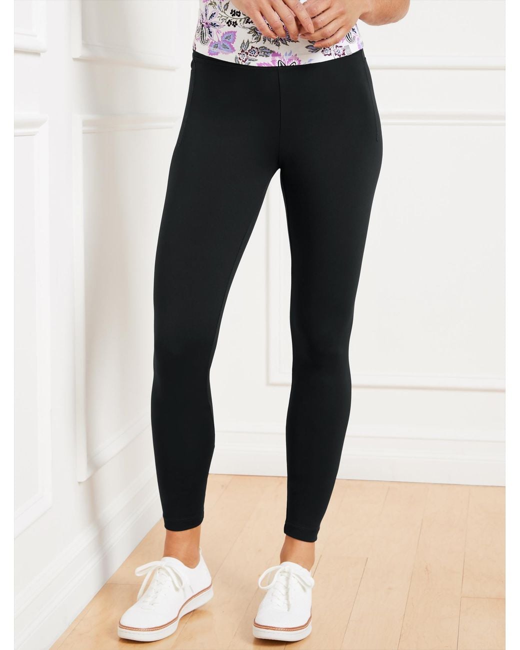 Talbots Blue Out & About Essential Leggings