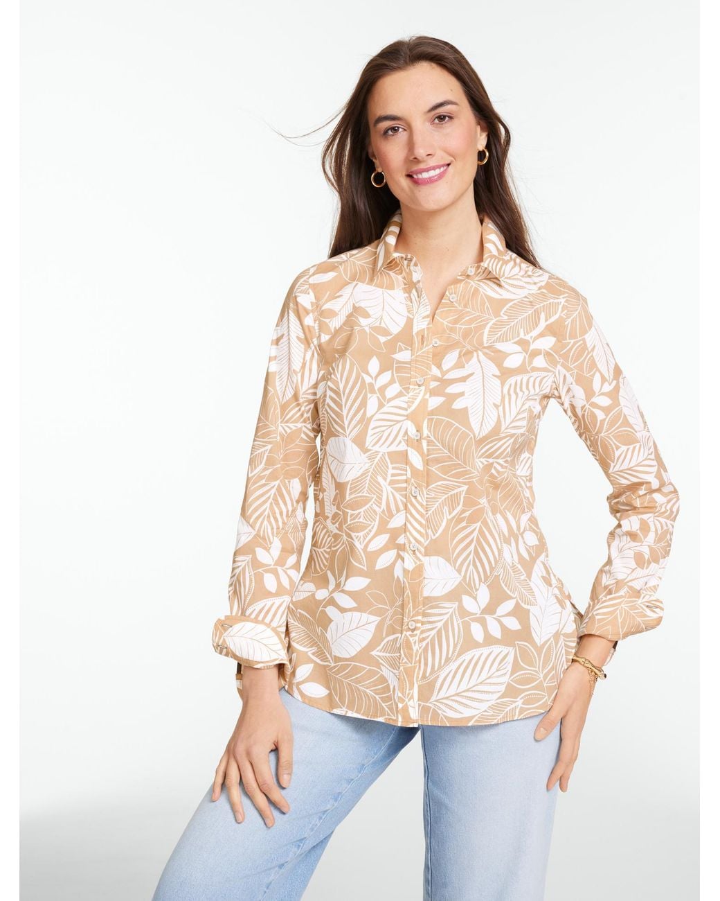 Talbots Natural Modern Classic Shirt