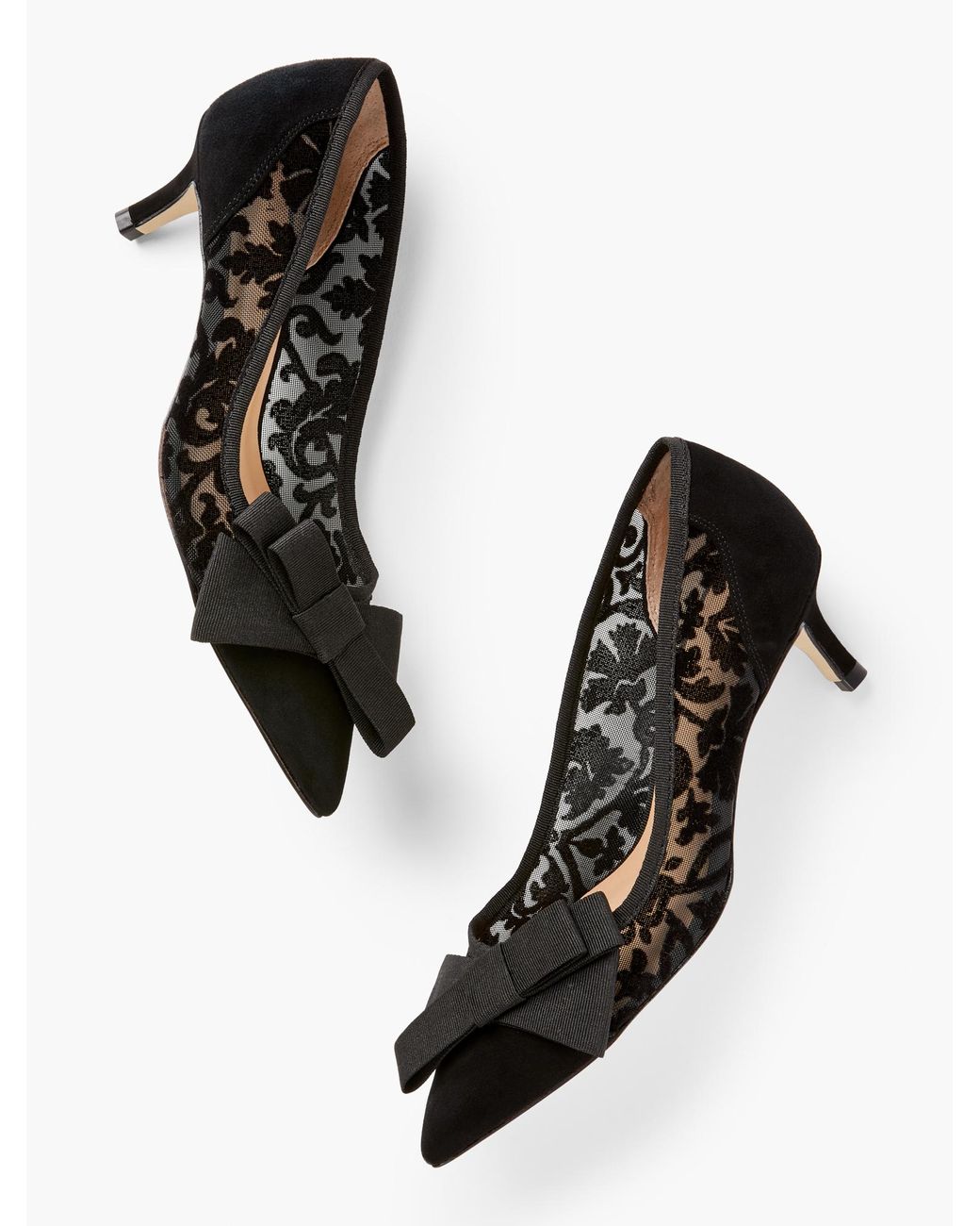 talbots kitten heel shoes