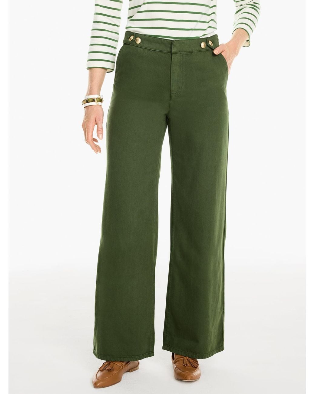 Talbots Green Supersoft Relaxed Trouser Jeans