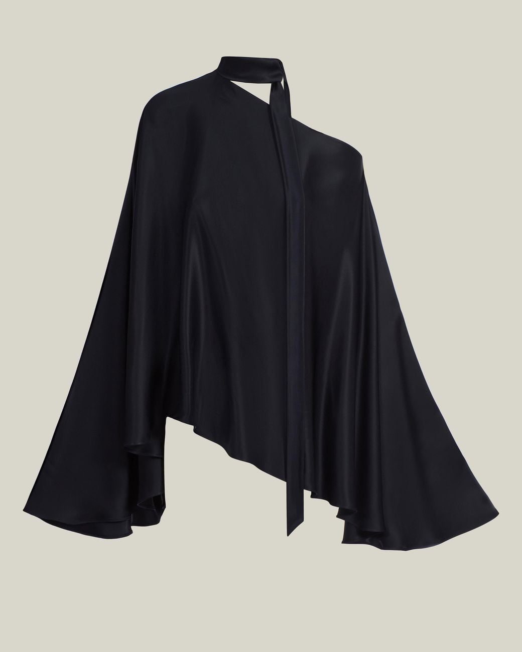 Taller Marmo Blue Brooks Satin Blouse