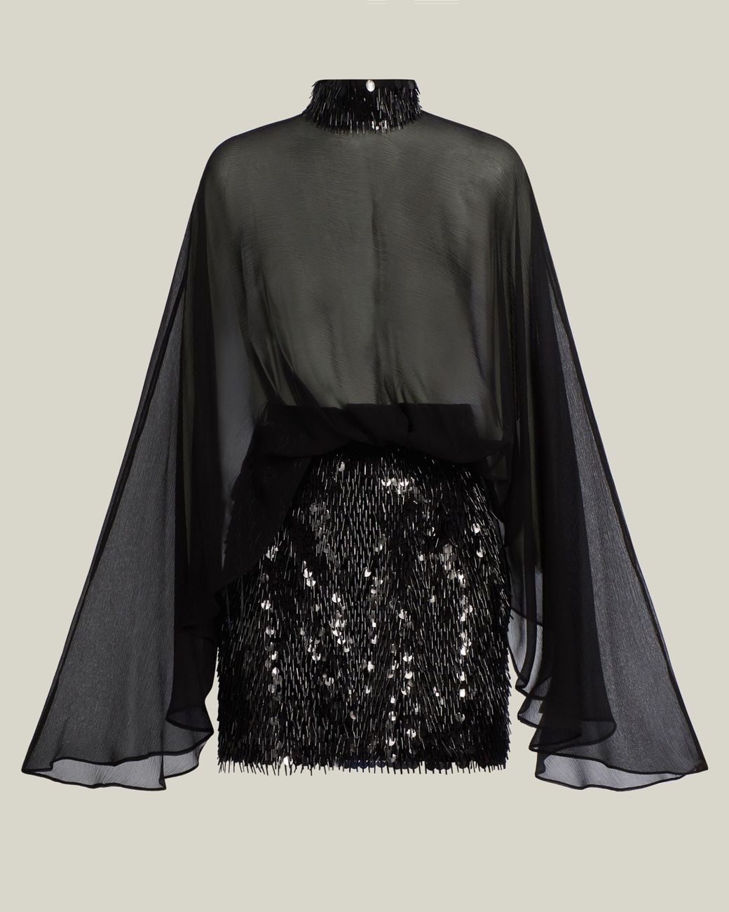 Taller Marmo Black Vamp Dress