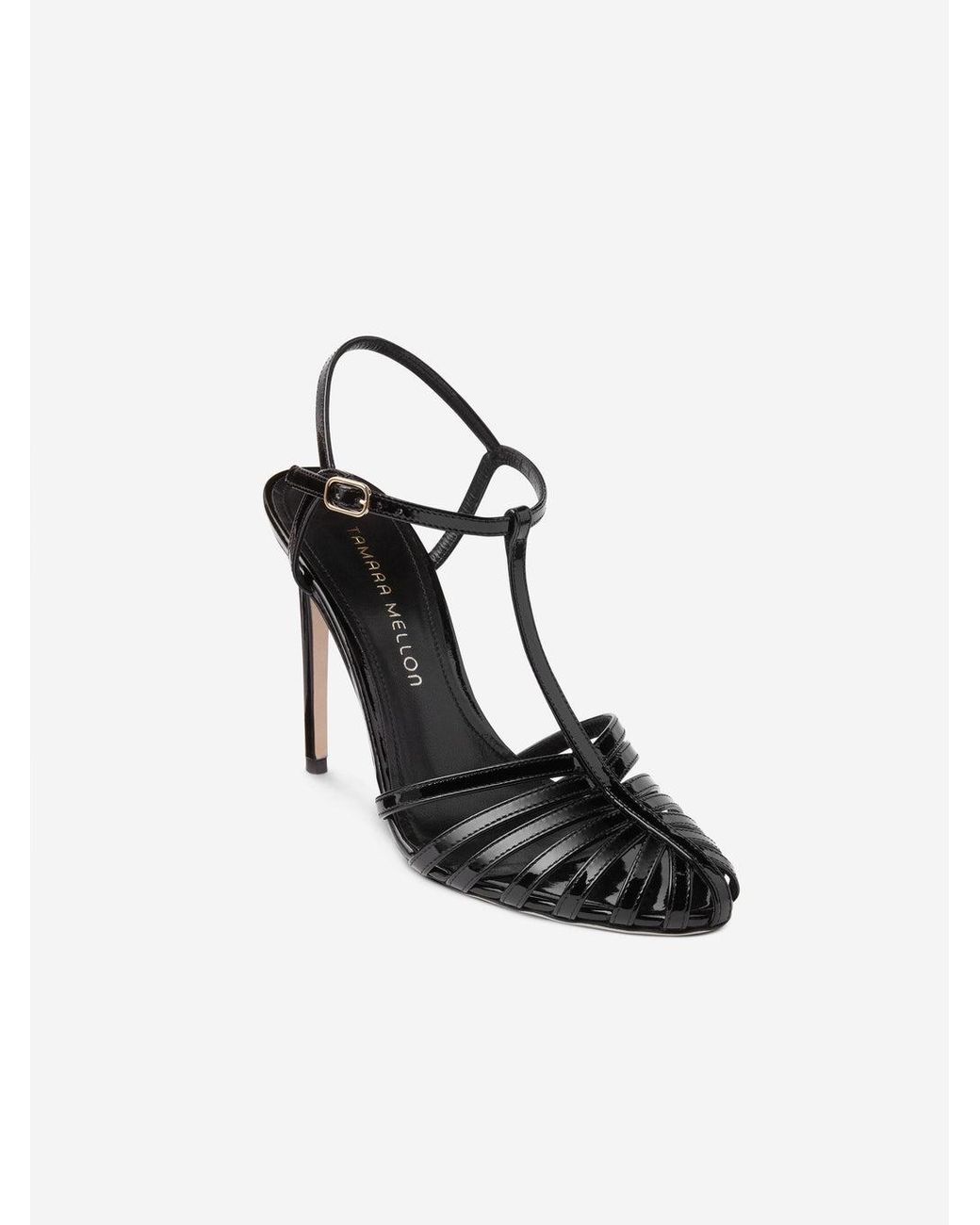 Tamara Mellon Studio 54 High-heel Sandals in Black | Lyst