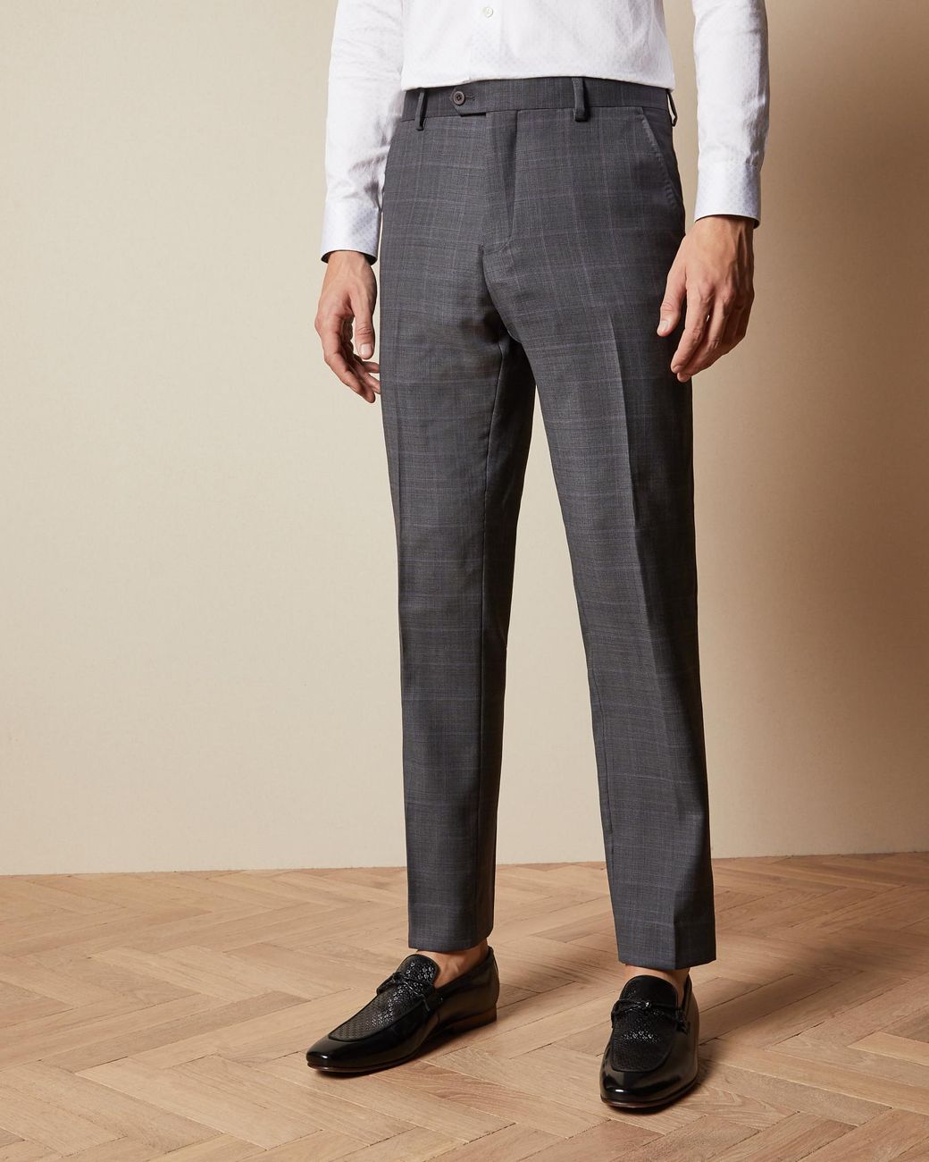 Ted Baker Checked Two-piece Wool Endurance Suit in Grey for Men | Lyst  Canada