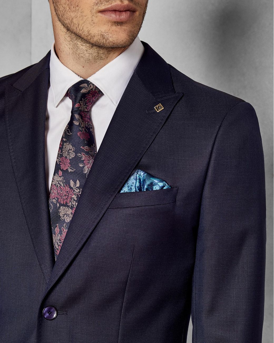 ted baker pindot suit