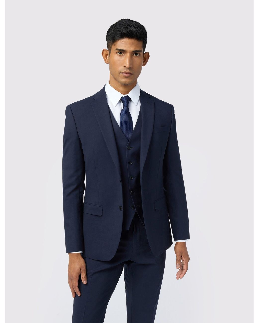 Ted Baker Blue Pindarj Performance Stretch Slim Fit Suit Jacket for men