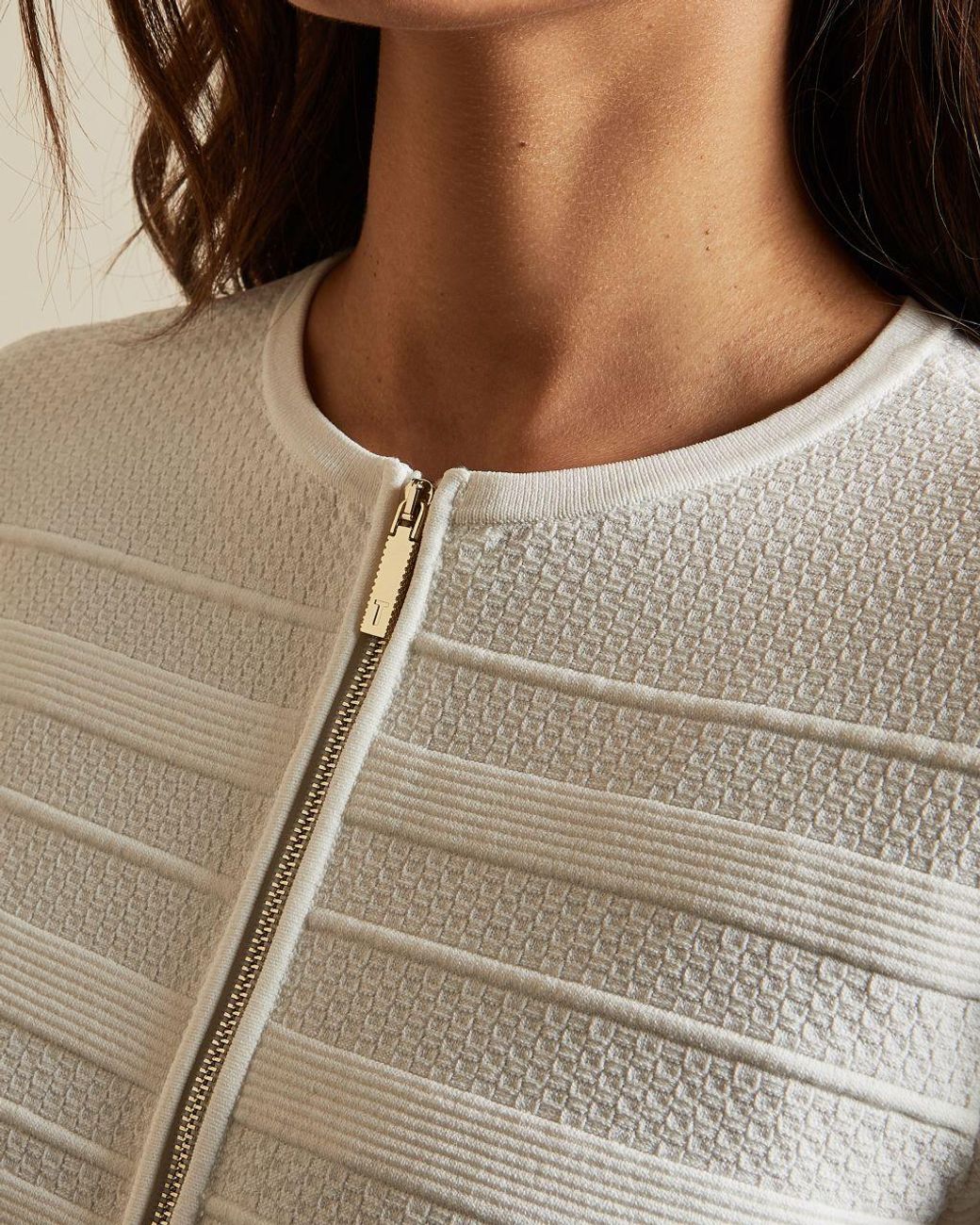 ted baker deari peplum cardigan
