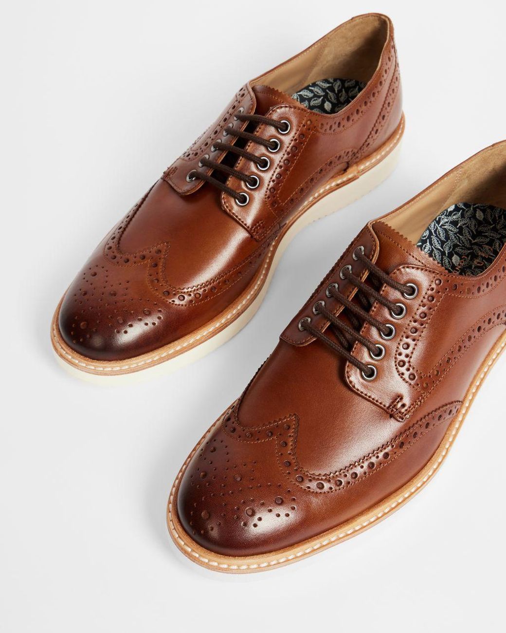 ted baker brown brogues