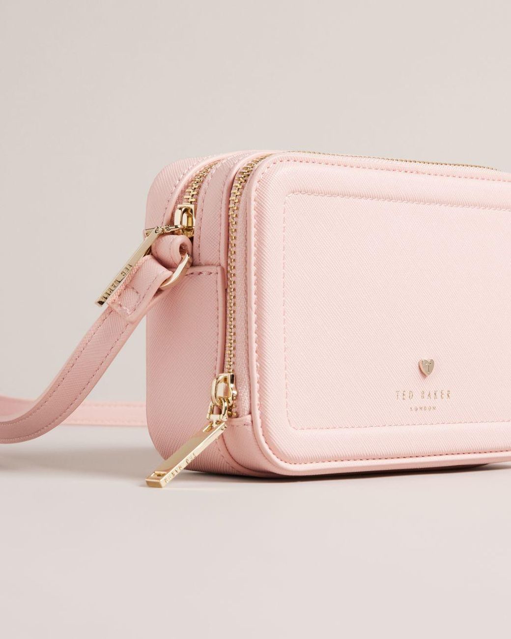 Ted Baker Heart Studded Small Camera Bag in Pink | Lyst
