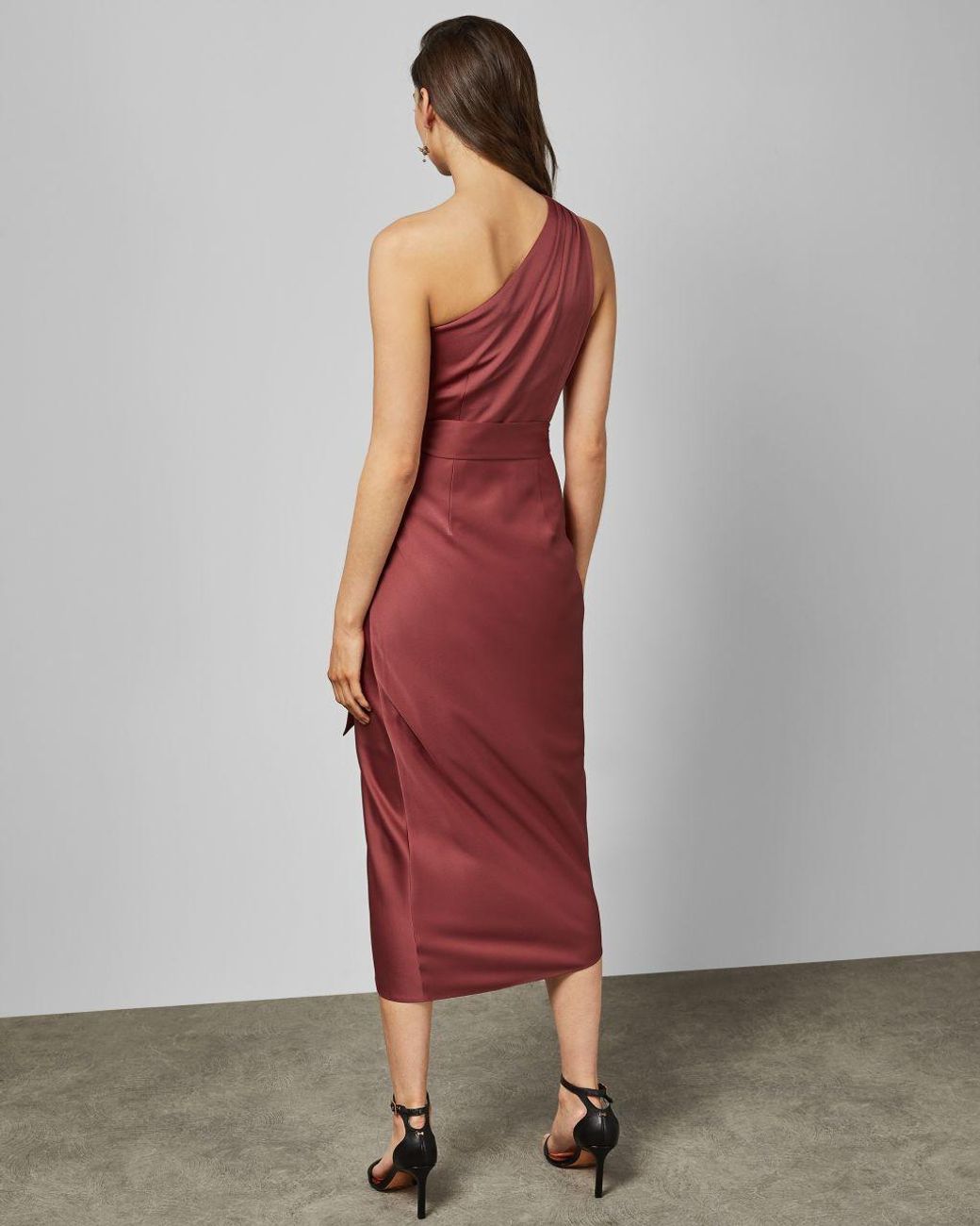 ted baker one shoulder dress