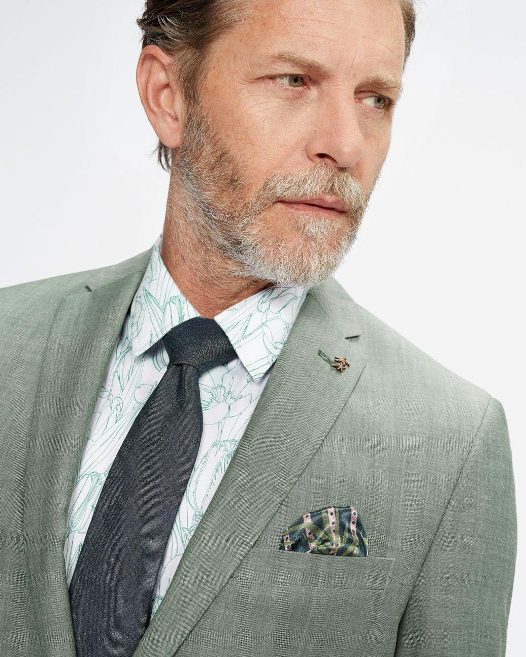 Ted Baker Slim Fit Plain Suit Jacket in Green for Men Lyst