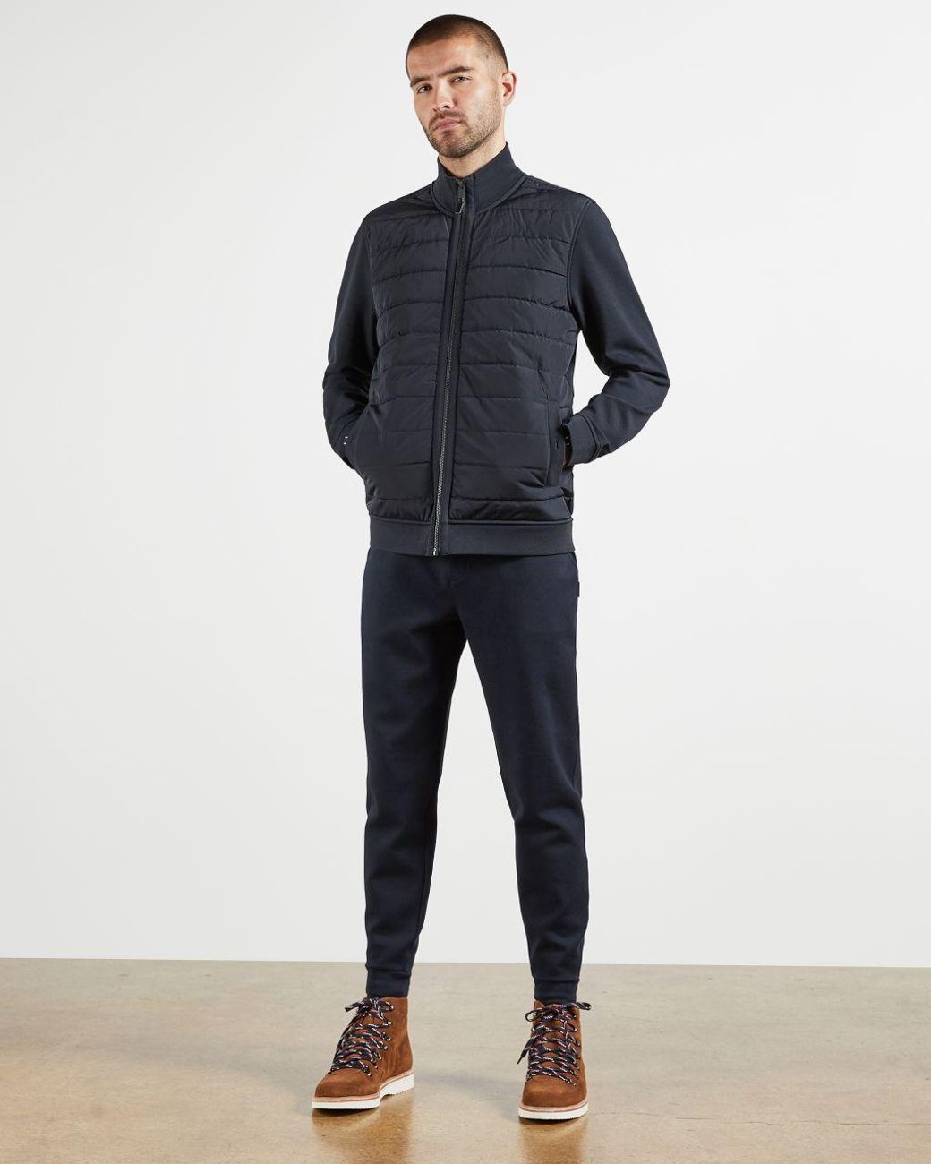 ted baker funnel neck jacket