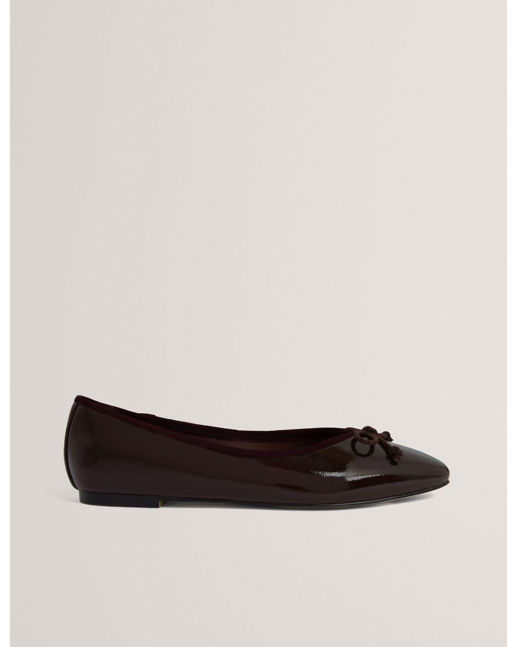 Ted Baker Multicolor Balleri Patent Leather Bow Ballet Flats
