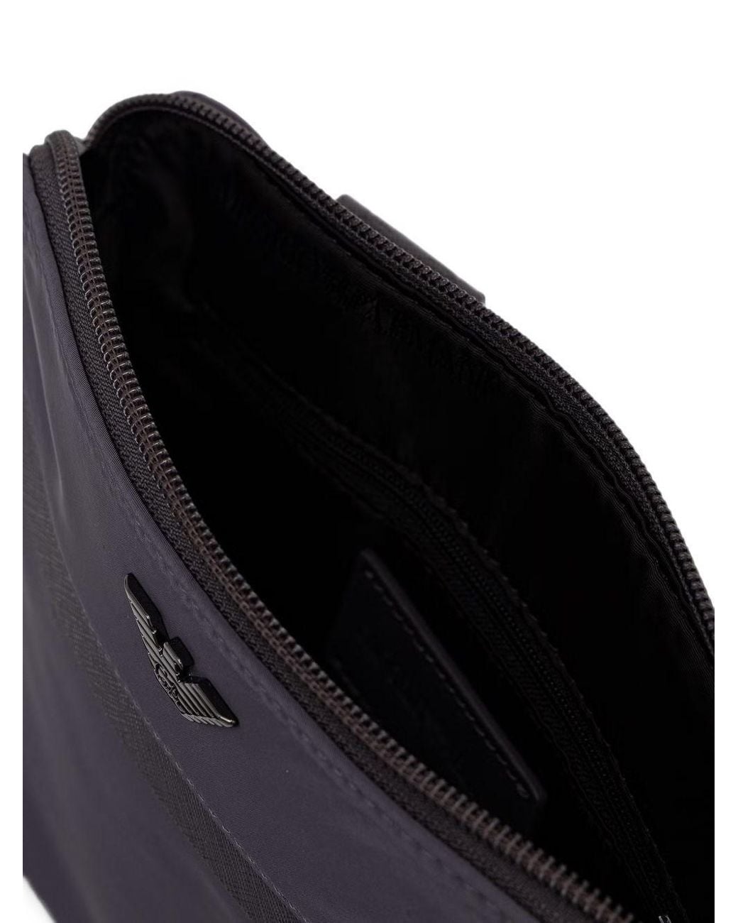 Emporio Armani Blue Logo Crossbody Bag for men